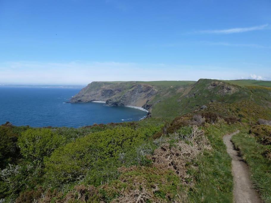 Lower Tresmorn Farmhouse Crackington Haven Exterior foto